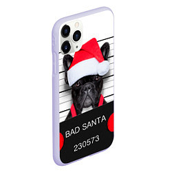 Чехол iPhone 11 Pro матовый Собака арестована, цвет: 3D-светло-сиреневый — фото 2