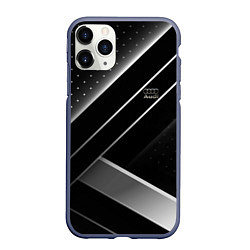 Чехол iPhone 11 Pro матовый Audi sign auto, цвет: 3D-серый