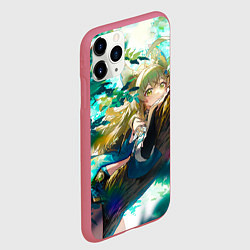 Чехол iPhone 11 Pro матовый Геншин Импакт: Кирара, цвет: 3D-малиновый — фото 2