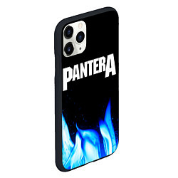 Чехол iPhone 11 Pro матовый Pantera blue fire, цвет: 3D-черный — фото 2