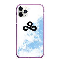 Чехол iPhone 11 Pro матовый Cloud9 Облачный, цвет: 3D-фиолетовый