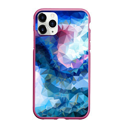 Чехол iPhone 11 Pro матовый Blue mosaic