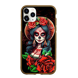 Чехол iPhone 11 Pro матовый Паломница - La Peregrina, цвет: 3D-коричневый