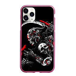 Чехол iPhone 11 Pro матовый Cyberpunk death