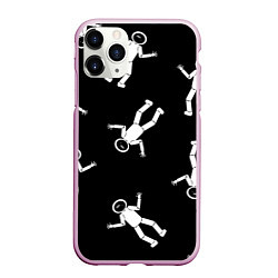 Чехол iPhone 11 Pro матовый День космонавтики, цвет: 3D-розовый