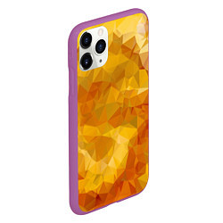 Чехол iPhone 11 Pro матовый Yellow style, цвет: 3D-фиолетовый — фото 2