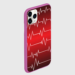 Чехол iPhone 11 Pro матовый Pulse, цвет: 3D-фиолетовый — фото 2
