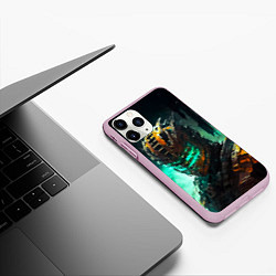 Чехол iPhone 11 Pro матовый Dead Space horror, цвет: 3D-розовый — фото 2