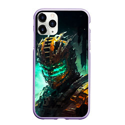 Чехол iPhone 11 Pro матовый Dead Space horror, цвет: 3D-светло-сиреневый