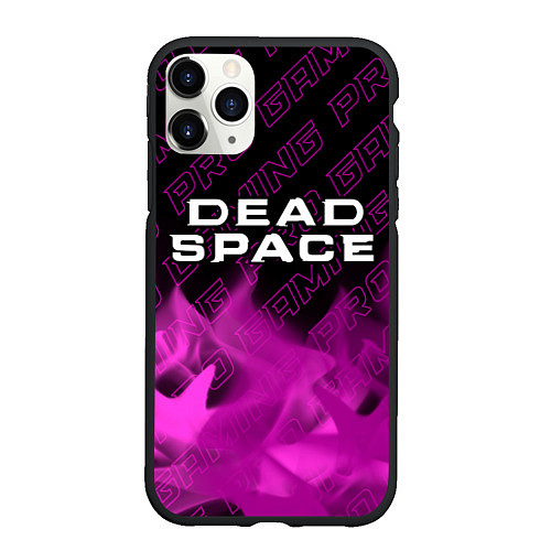 Чехол iPhone 11 Pro матовый Dead Space pro gaming: символ сверху / 3D-Черный – фото 1