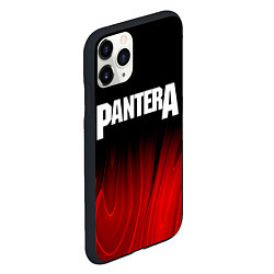 Чехол iPhone 11 Pro матовый Pantera red plasma, цвет: 3D-черный — фото 2