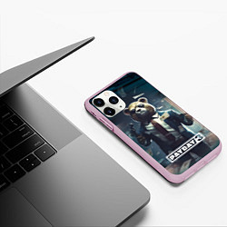 Чехол iPhone 11 Pro матовый Payday 3 bear, цвет: 3D-розовый — фото 2