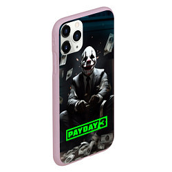 Чехол iPhone 11 Pro матовый Payday 3 game, цвет: 3D-розовый — фото 2