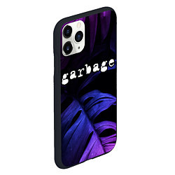 Чехол iPhone 11 Pro матовый Garbage neon monstera, цвет: 3D-черный — фото 2