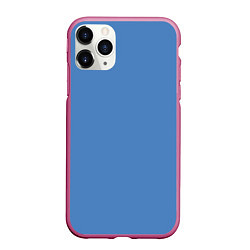 Чехол iPhone 11 Pro матовый Blue Perennial