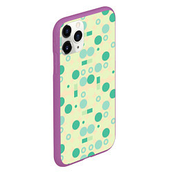 Чехол iPhone 11 Pro матовый Art green, цвет: 3D-фиолетовый — фото 2