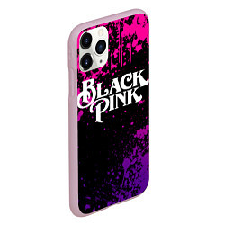 Чехол iPhone 11 Pro матовый Blackpink - neon, цвет: 3D-розовый — фото 2