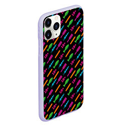 Чехол iPhone 11 Pro матовый Sex Shop, цвет: 3D-светло-сиреневый — фото 2