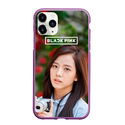 Чехол iPhone 11 Pro матовый Blackpink Jisoo, цвет: 3D-фиолетовый