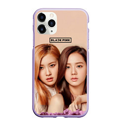 Чехол iPhone 11 Pro матовый Blackpink Jisoo and Rose