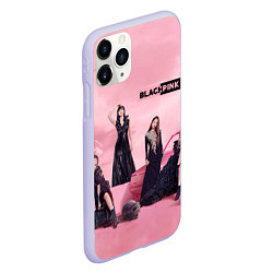 Чехол iPhone 11 Pro матовый Blackpink poster, цвет: 3D-светло-сиреневый — фото 2