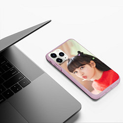 Чехол iPhone 11 Pro матовый Blackpink Lisa, цвет: 3D-розовый — фото 2