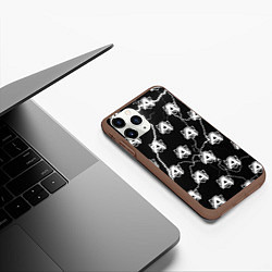 Чехол iPhone 11 Pro матовый Alliance thunder, цвет: 3D-коричневый — фото 2