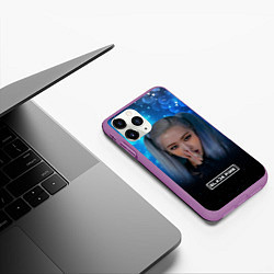 Чехол iPhone 11 Pro матовый Blackpink the Rose, цвет: 3D-фиолетовый — фото 2