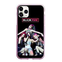 Чехол iPhone 11 Pro матовый Blackpink on stage, цвет: 3D-розовый