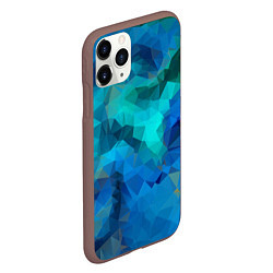 Чехол iPhone 11 Pro матовый Blue fantasy, цвет: 3D-коричневый — фото 2