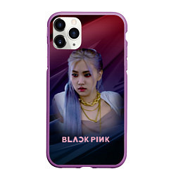 Чехол iPhone 11 Pro матовый Blackpink Rose