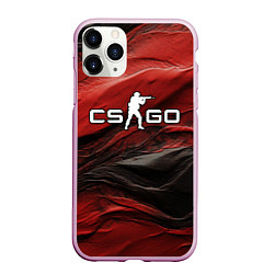 Чехол iPhone 11 Pro матовый Dark red CS GO