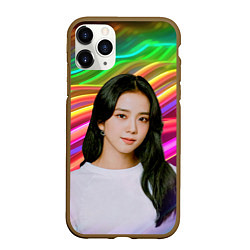 Чехол iPhone 11 Pro матовый Jennie Kim Blackpink, цвет: 3D-коричневый