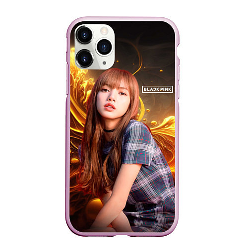 Чехол iPhone 11 Pro матовый Rose Blackpink kpop / 3D-Розовый – фото 1