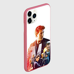 Чехол iPhone 11 Pro матовый Миссия невыполнима Последствия, цвет: 3D-малиновый — фото 2