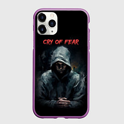 Чехол iPhone 11 Pro матовый Cry of Fear - Simon, цвет: 3D-фиолетовый