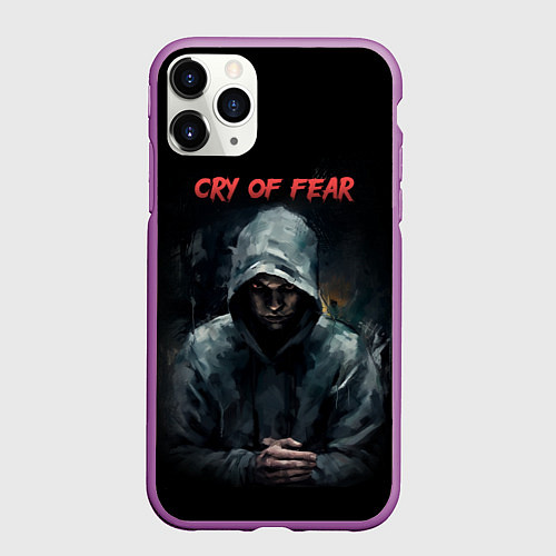 Чехол iPhone 11 Pro матовый Cry of Fear - Simon / 3D-Фиолетовый – фото 1