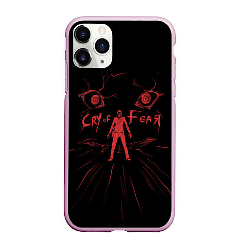 Чехол iPhone 11 Pro матовый Cry of Fear - Character Simon / 3D-Розовый – фото 1
