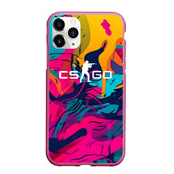 Чехол iPhone 11 Pro матовый Counter Strike Go Logo Color