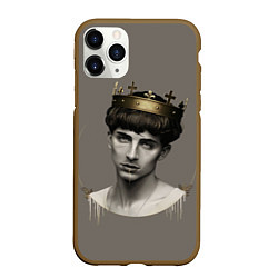 Чехол iPhone 11 Pro матовый Король Тимоти, цвет: 3D-коричневый
