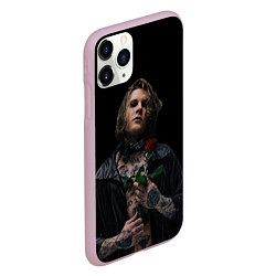 Чехол iPhone 11 Pro матовый Neverlove рокер, цвет: 3D-розовый — фото 2