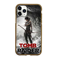 Чехол iPhone 11 Pro матовый Rise of the tomb rider