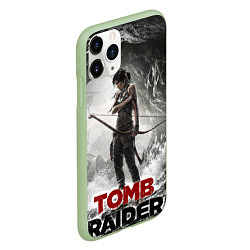 Чехол iPhone 11 Pro матовый Rise of the tomb rider, цвет: 3D-салатовый — фото 2