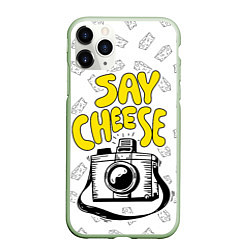 Чехол iPhone 11 Pro матовый Say cheese