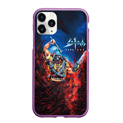 Чехол iPhone 11 Pro матовый Sodom Cod red