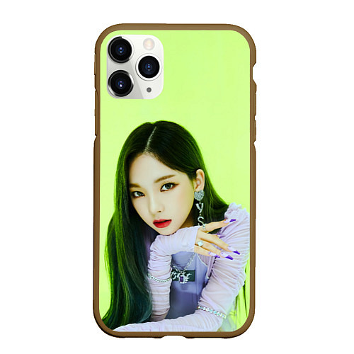 Чехол iPhone 11 Pro матовый Карина - Эспа / 3D-Коричневый – фото 1
