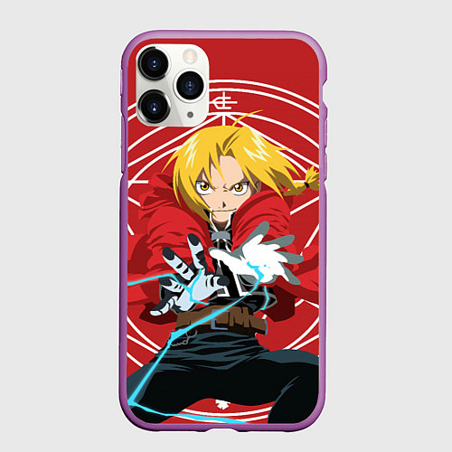 Чехол iPhone 11 Pro матовый Edward magic / 3D-Фиолетовый – фото 1