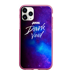 Чехол iPhone 11 Pro матовый Asking Alexandria Dark Void, цвет: 3D-малиновый