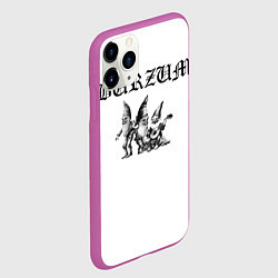 Чехол iPhone 11 Pro матовый Burzum Gnoms Edition, цвет: 3D-фиолетовый — фото 2