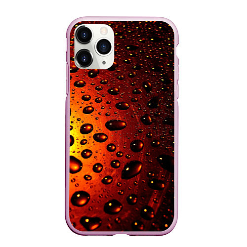 Чехол iPhone 11 Pro матовый Aqua / 3D-Розовый – фото 1